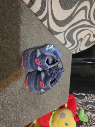 Zapatillas Asics Padel Azul/Rojo