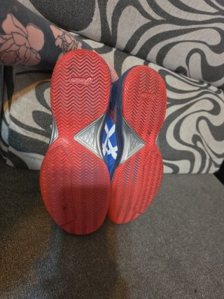 Zapatillas Asics Padel Azul/Rojo