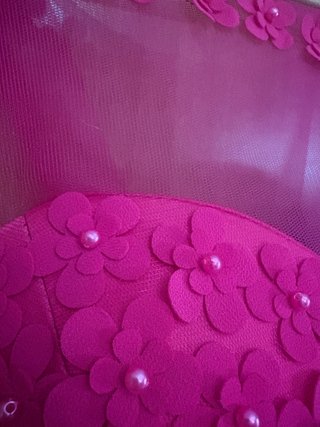 Vestido corto fiesta rosa