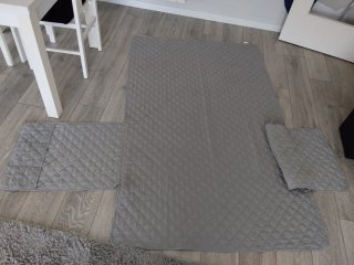 2 Fundas para Sofá de 2 plazas