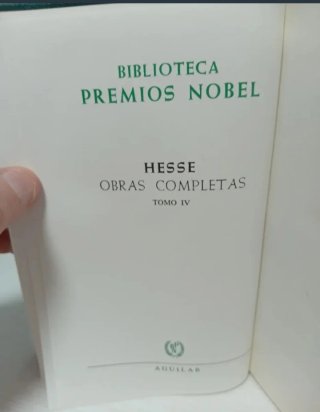 Hesse. Aguilar. Obras completas. Tomo IV