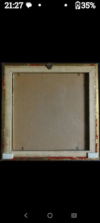 Vecchio quadretto dipinto ad olio.Tonino Manna