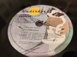 Vinilo Whitesnake - Saints & Sinners (1982)