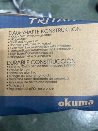 Carrete Okuma Tritan TTR-30.