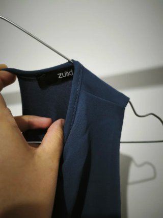 Vestito corto blu