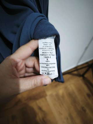 Vestito corto blu