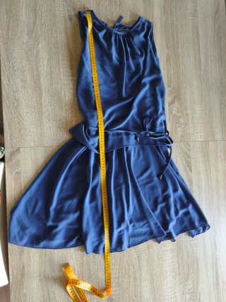 Vestito corto blu