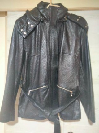 Chaqueta de mujer Piel Negra XL marca José d'cote
