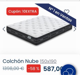 Colchón Nube 150x190 Flex(nuevo)
