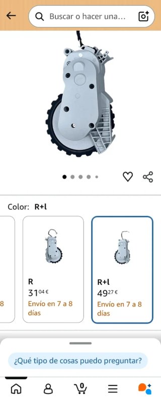 Ruedas Robot Aspirador Xiaomi E10/E12/B112