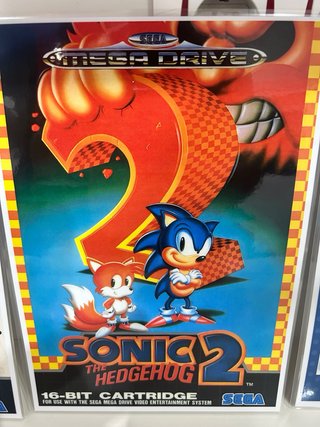 Posters A4 Sonic Sega