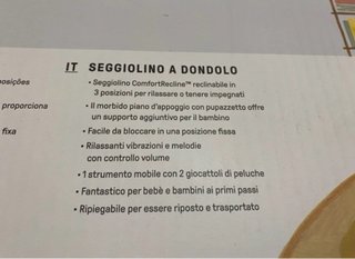 Seggiolino a dondolo Ingenuity Cuddle Lamb