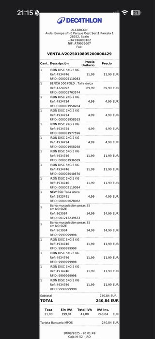 Banco de pesas 500 Fold de Decathlon