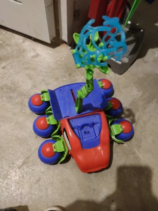 Dinocoche Spiderman sin figuras