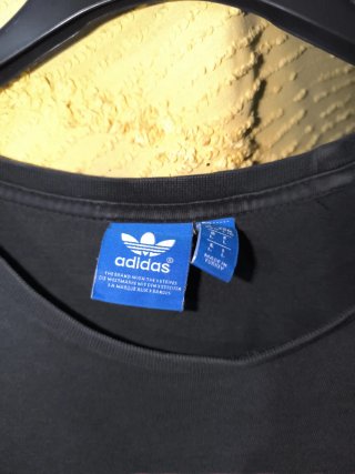 Camiseta Adidas Talla L Logo Trefoil Rojo