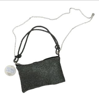 Borsetta elegante nera con strass