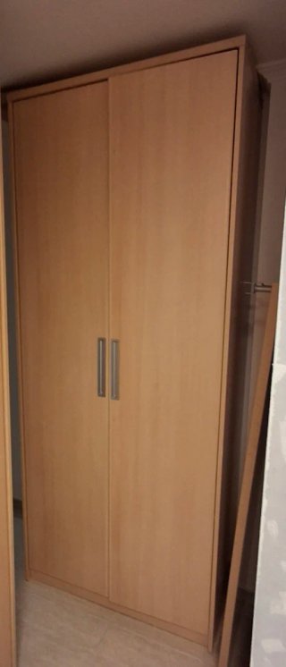 Armario de madera 2 puertas
