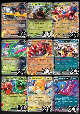 Cartas Pokémon EX (Español)
