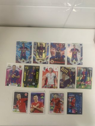 Cromos de fútbol Lewandowski