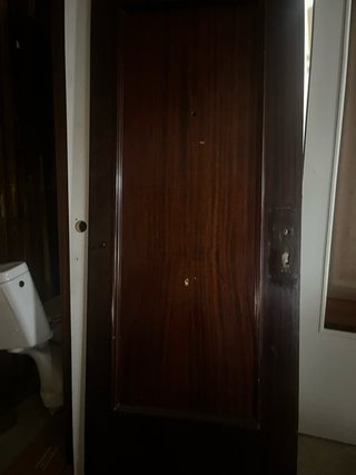 Puerta de madera exterior