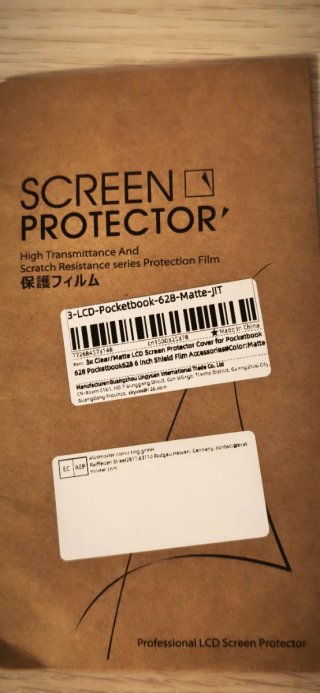 Capa e Protector Tela Ecrã Pocketbook Verse