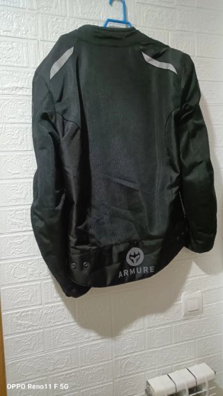 Chaqueta de moto ARMURE negra