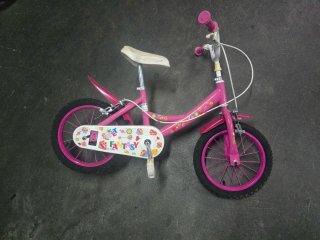 Bicicleta infantil rosa FANTASY