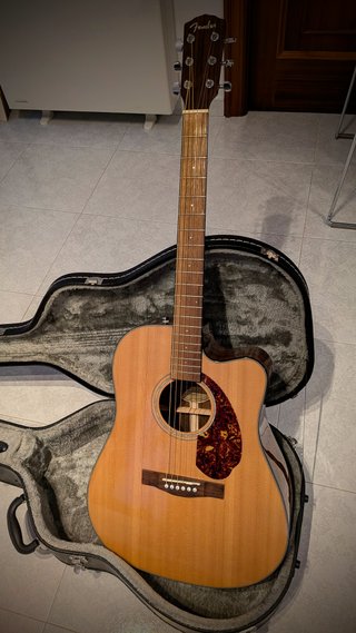Guitarra Acústica Fender CD-140SCE + Estuche