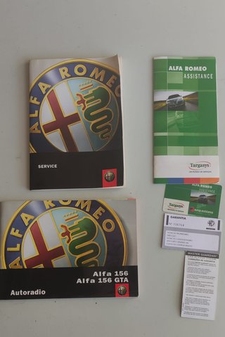 Manuais Originais Alfa Romeo 156 / 156 GTA