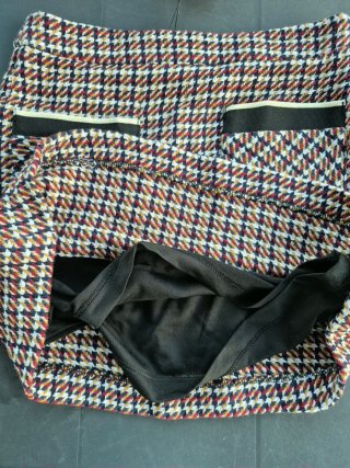 Gonna mini Zara Pied de Poule XS