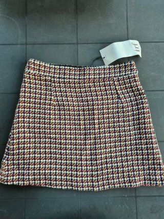 Gonna mini Zara Pied de Poule XS