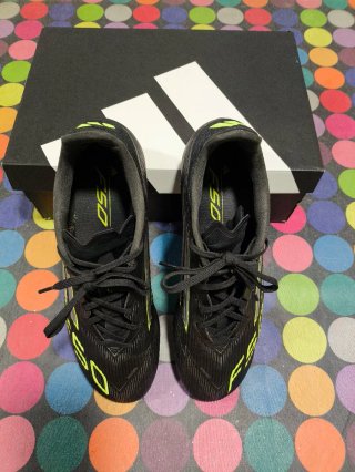 Zapatillas fútbol niño Adidas F50 negras
