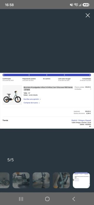 Btwin Discover 900 2 en 1 nueva