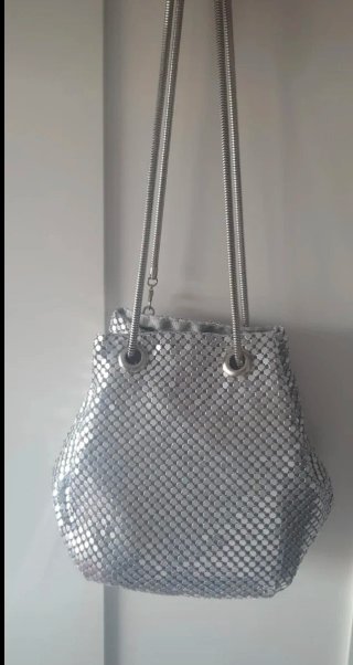 Bolso de fiesta plateado