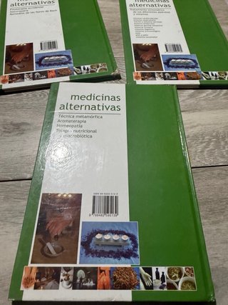 3 libros tapa dura Medicinas Alternativas