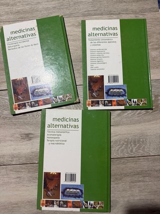 3 libros tapa dura Medicinas Alternativas