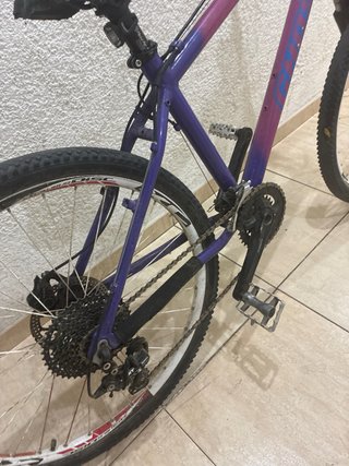Bicicleta Montaña Morada/Rosa
