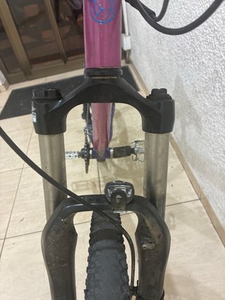 Bicicleta Montaña Morada/Rosa