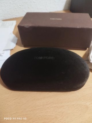 Gafas Tom Ford Aviador Negro/Dorado