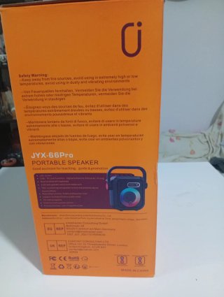 Altavoz Portátil JYX-66Pro Karaoke 2 Micrófonos