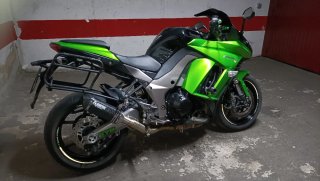 Kawasaki Z1000 SX 2014 Verde cambio por trail