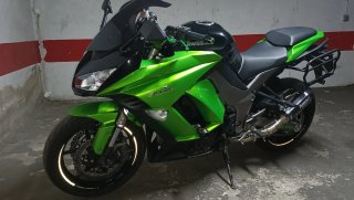 Kawasaki Z1000 SX 2014 Verde cambio por trail