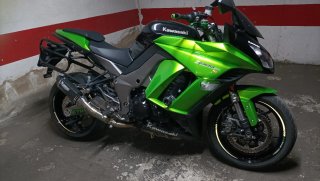 Kawasaki Z1000 SX 2014 Verde cambio por trail