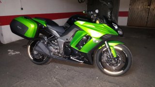 Kawasaki Z1000 SX 2014 Verde cambio por trail