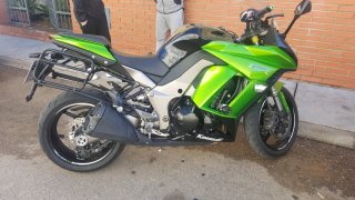 Kawasaki Z1000 SX 2014 Verde cambio por trail
