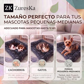 Cama para perro pequeño-mediano 70x48cm