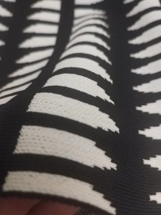 Vestido Zara Negro y Blanco talla M/L
