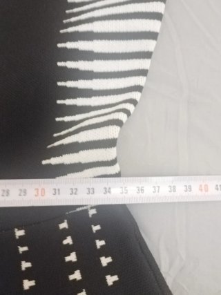 Vestido Zara Negro y Blanco talla M/L