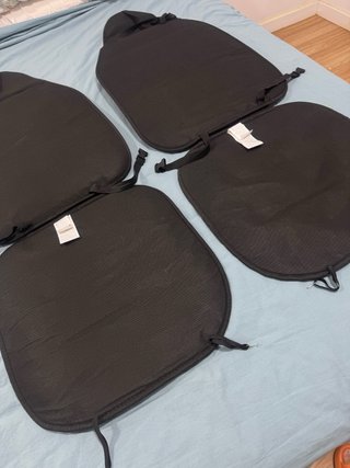 Dos Cubre Asientos de Coche Soporte Lumbar