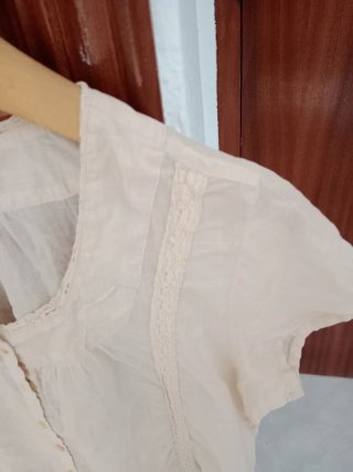 Blusa Tommy Hilfiger Talla L Beige
